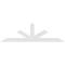 Ekena Millwork Saratoga Architectural Grade PVC Gable Bracket, 108"W x 31 1/2"H x 6"D x 6"F, 7/12 Pitch GBP108X32X0606SAR00 - alternate 4